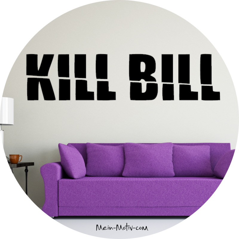 Preview: Wandtattoo 46094 Kill Bill Schriftzug